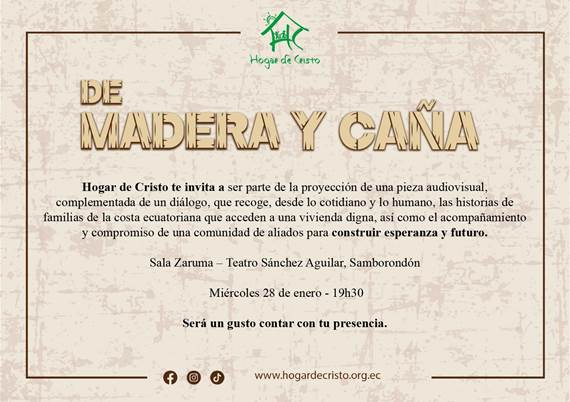 madera y caña hogar de cristo ecuador